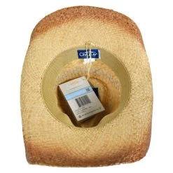 Conner Route 66 Raffia Straw Cowboy Hat 7 Conner Route 66 Raffia Straw Cowboy Hat -Brixton Hats shop 227672