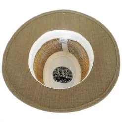 Panama Jack Seagrass Straw Safari Fedora Hat -Brixton Hats shop 228828