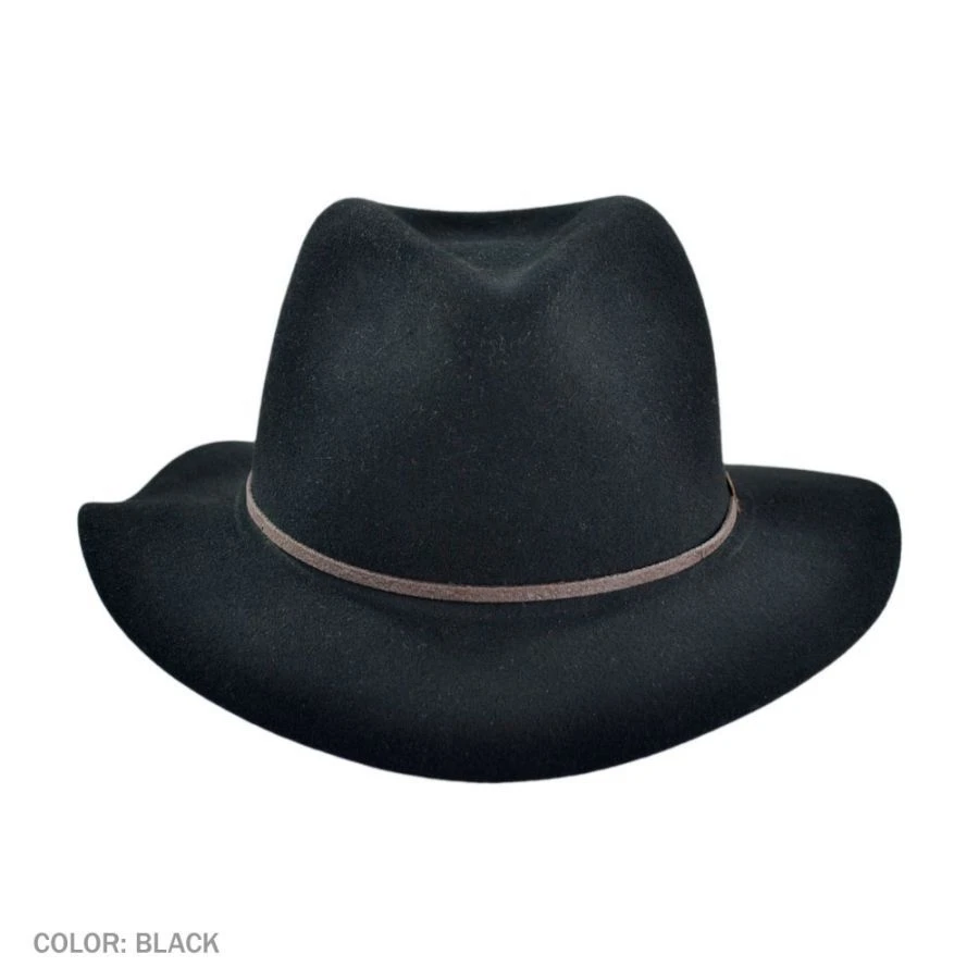 Bailey Jackman Rollable Wool LiteFelt Fedora Hat 3 Bailey Jackman Rollable Wool LiteFelt Fedora Hat