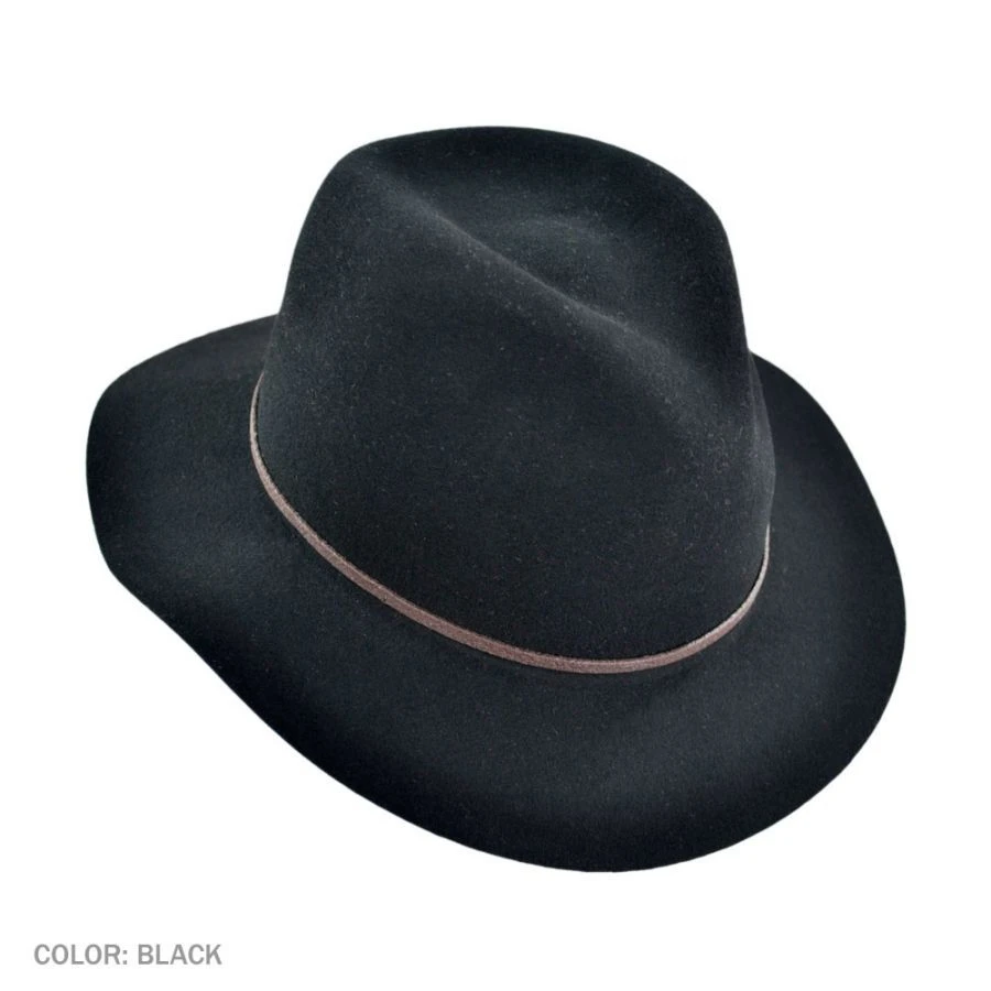 Bailey Jackman Rollable Wool LiteFelt Fedora Hat 4 Bailey Jackman Rollable Wool LiteFelt Fedora Hat - Image 2