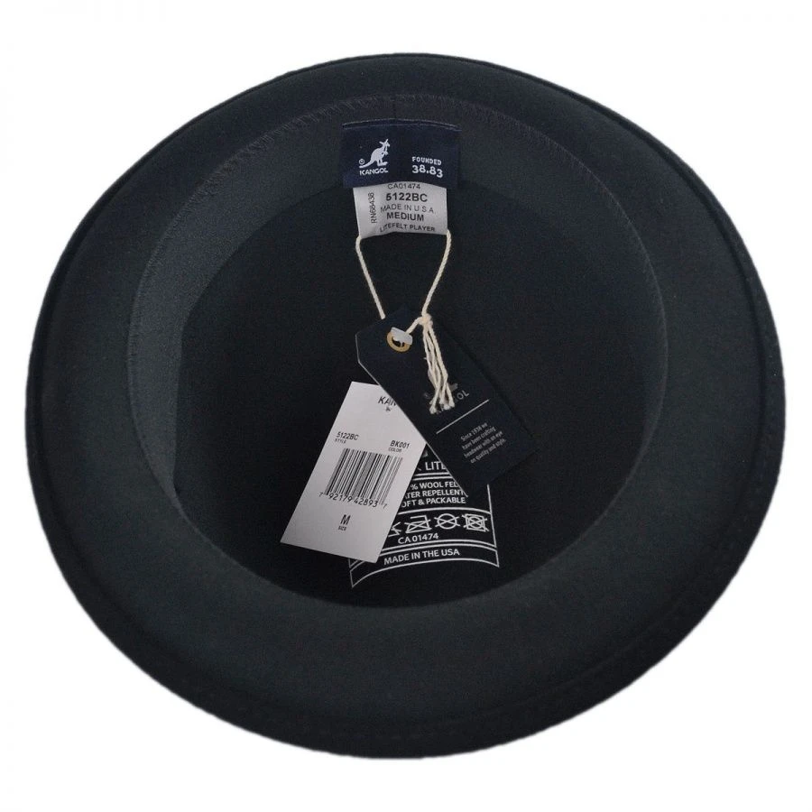 Kangol Wool LiteFelt Player Fedora Hat 5 Kangol Wool LiteFelt Player Fedora Hat - Image 3