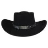 EDDY & BROS Little Joe Wool Felt Gambler Western Hat 2 EDDY & BROS Little Joe Wool Felt Gambler Western Hat -Brixton Hats shop 247331