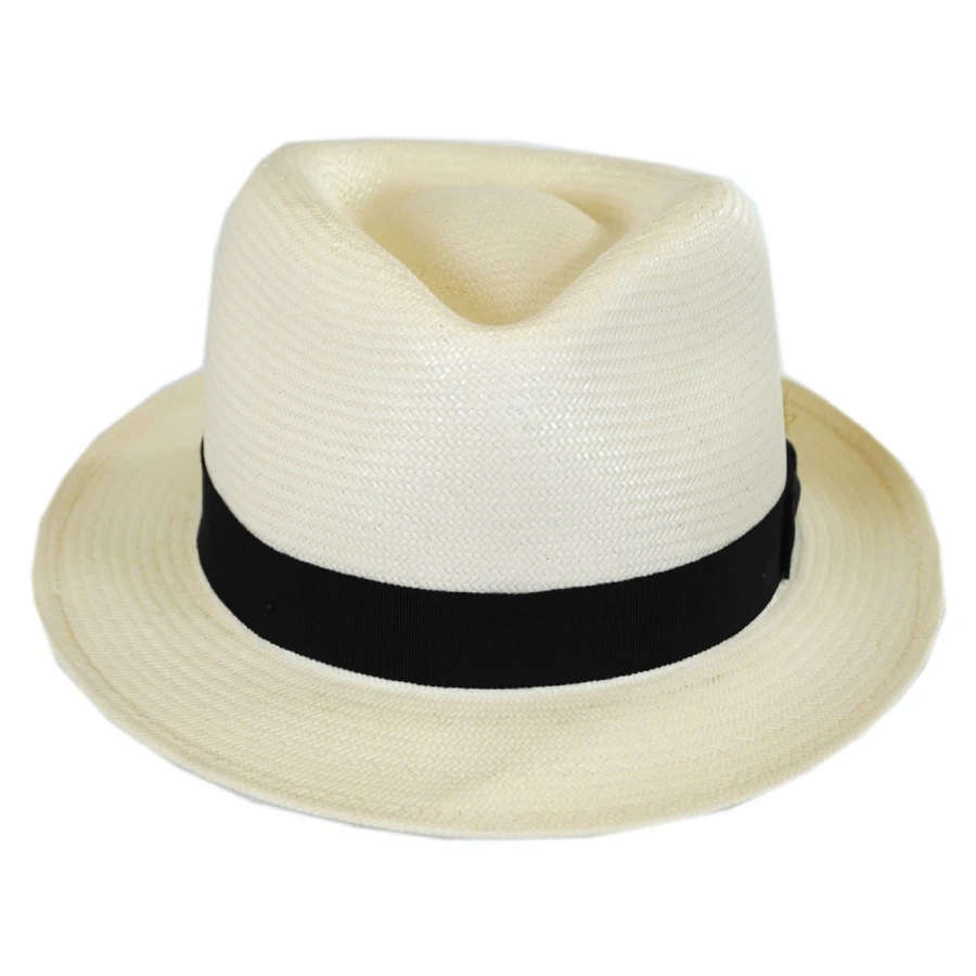 Bailey Guthrie Shantung Straw Fedora Hat 5 Bailey Guthrie Shantung Straw Fedora Hat - Image 3