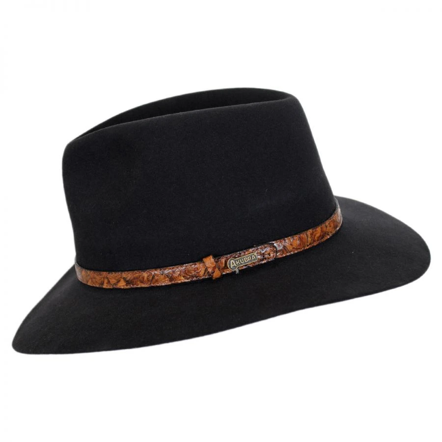 Akubra Banjo Patterson Fur Felt Aussie Hat 4 Akubra Banjo Patterson Fur Felt Aussie Hat - Image 2