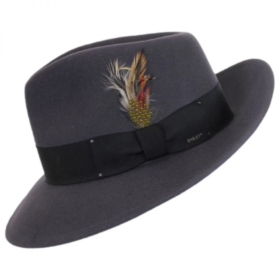 Bailey Packable Wool LiteFelt Fedora Hat - VHS Exclusive Color 4 Bailey Packable Wool LiteFelt Fedora Hat - VHS Exclusive Color - Image 2