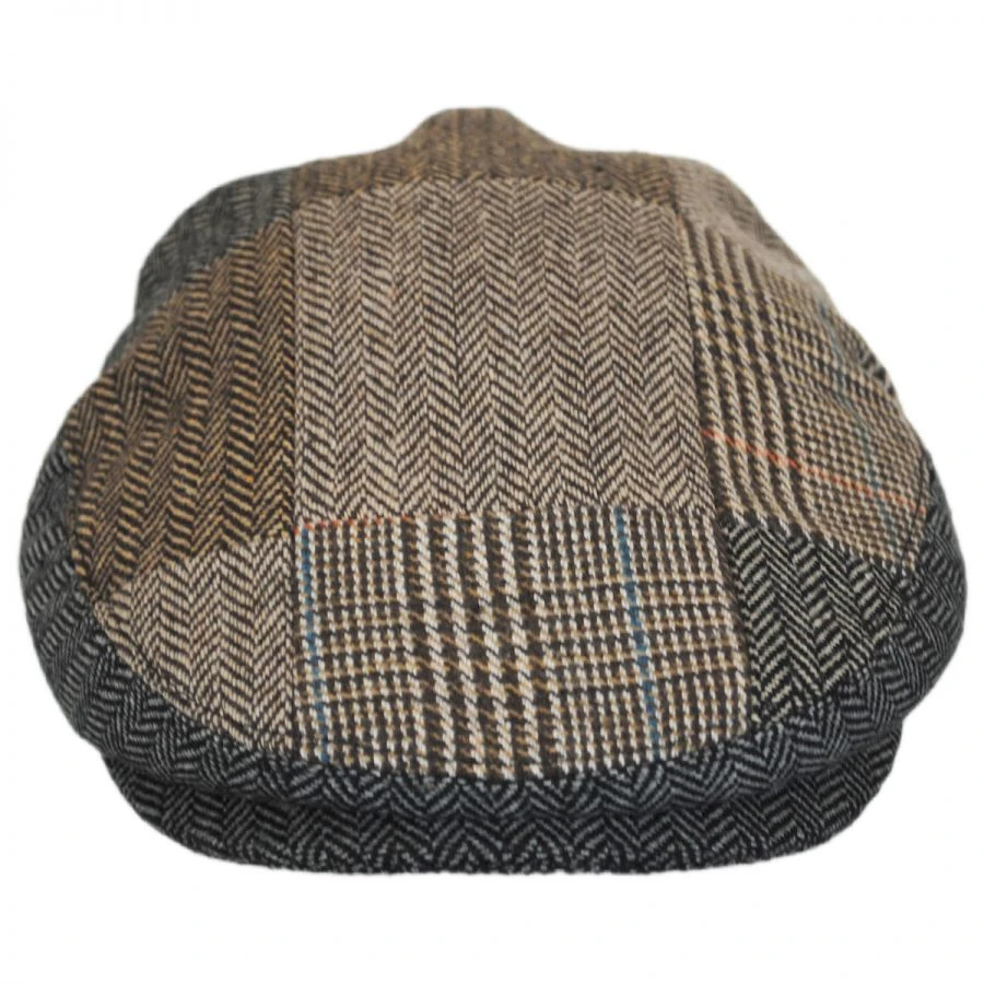 Jaxon Hats Herringbone Patchwork Wool Blend Ivy Cap 3 Jaxon Hats Herringbone Patchwork Wool Blend Ivy Cap
