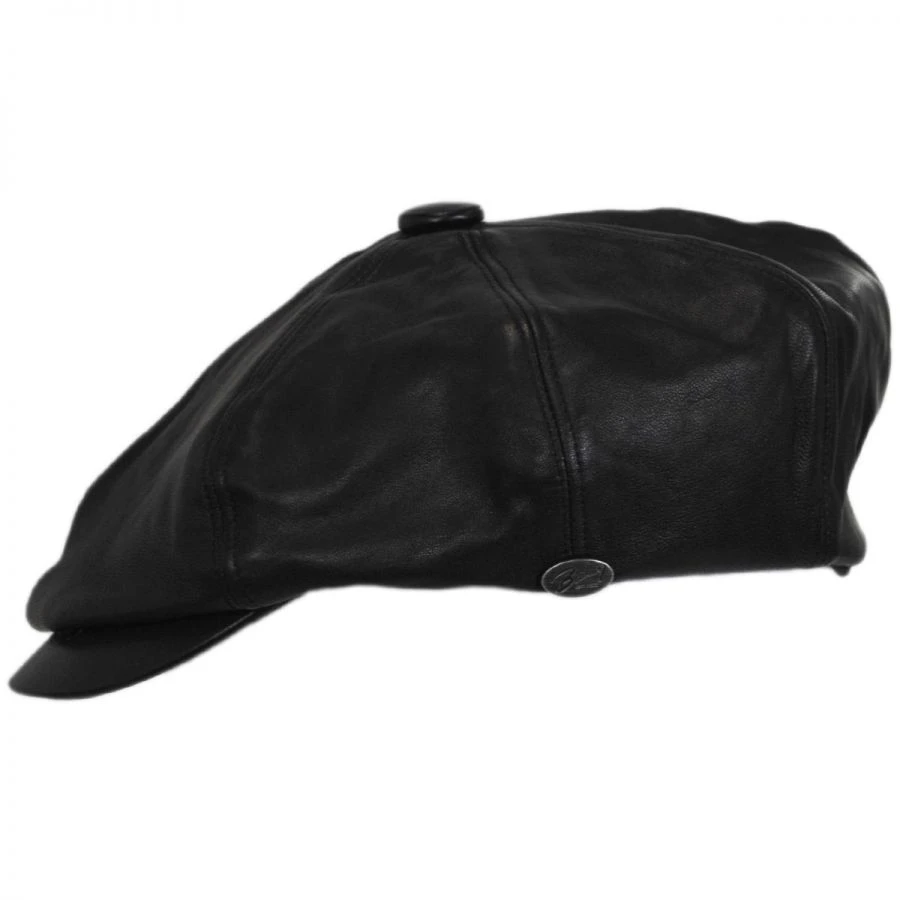 Bailey Noclin Leather Newsboy Cap 4 Bailey Noclin Leather Newsboy Cap - Image 2