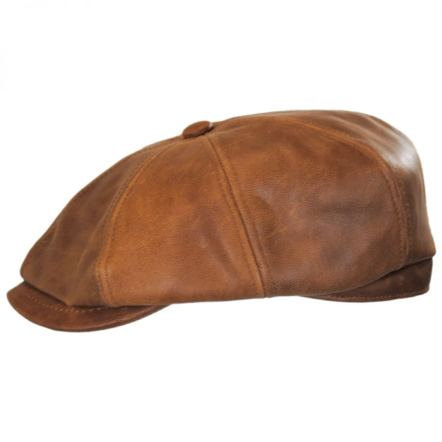 Stetson Goat Leather Newsboy Cap 4 Stetson Goat Leather Newsboy Cap - Image 2