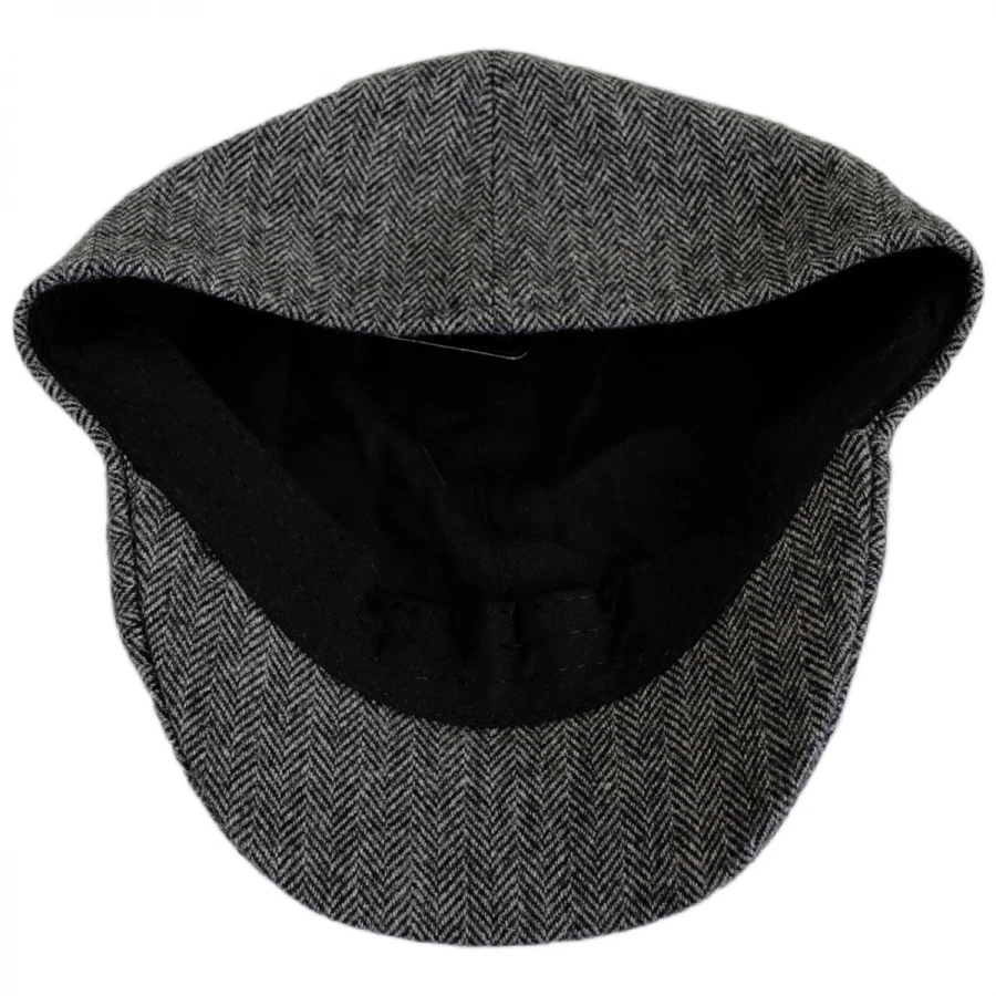 Jaxon Hats Herringbone Wool Blend Duckbill Ivy Cap 5 Jaxon Hats Herringbone Wool Blend Duckbill Ivy Cap - Image 3