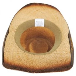 Kenny K Wildflower Aged Straw Western Hat -Brixton Hats shop 281789