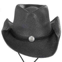 Scala Chincord Toyo Straw Western Hat