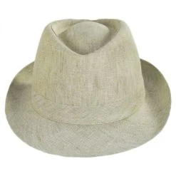 Stetson Linen Delave Trilby Fedora Hat
