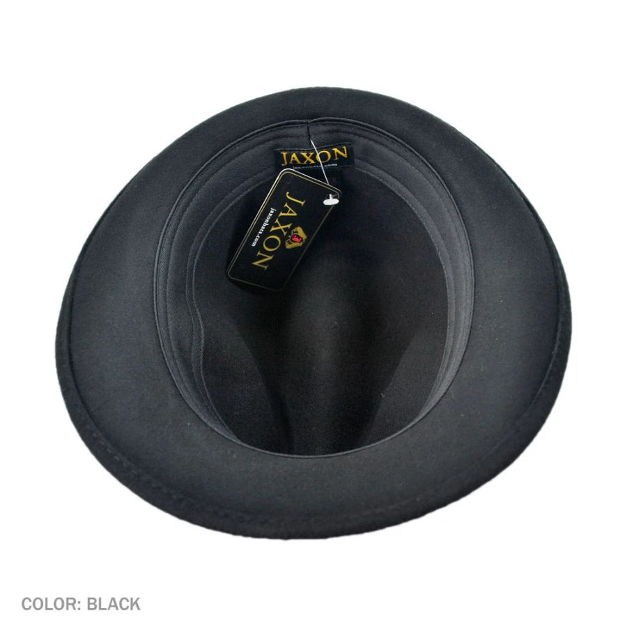 Jaxon Hats Blues Crushable Wool Felt Trilby Fedora Hat 5 Jaxon Hats Blues Crushable Wool Felt Trilby Fedora Hat - Image 3