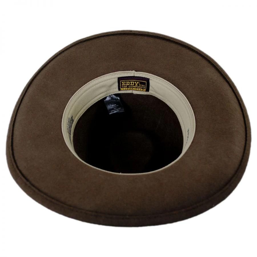 EDDY & BROS Cougar Packable Wool Felt Western Hat 5 EDDY & BROS Cougar Packable Wool Felt Western Hat - Image 3