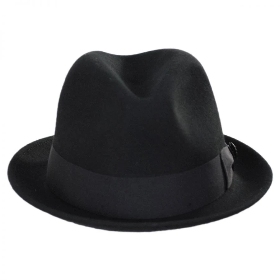 BIGALLI Milano Wool Felt Trilby Fedora Hat 3 BIGALLI Milano Wool Felt Trilby Fedora Hat