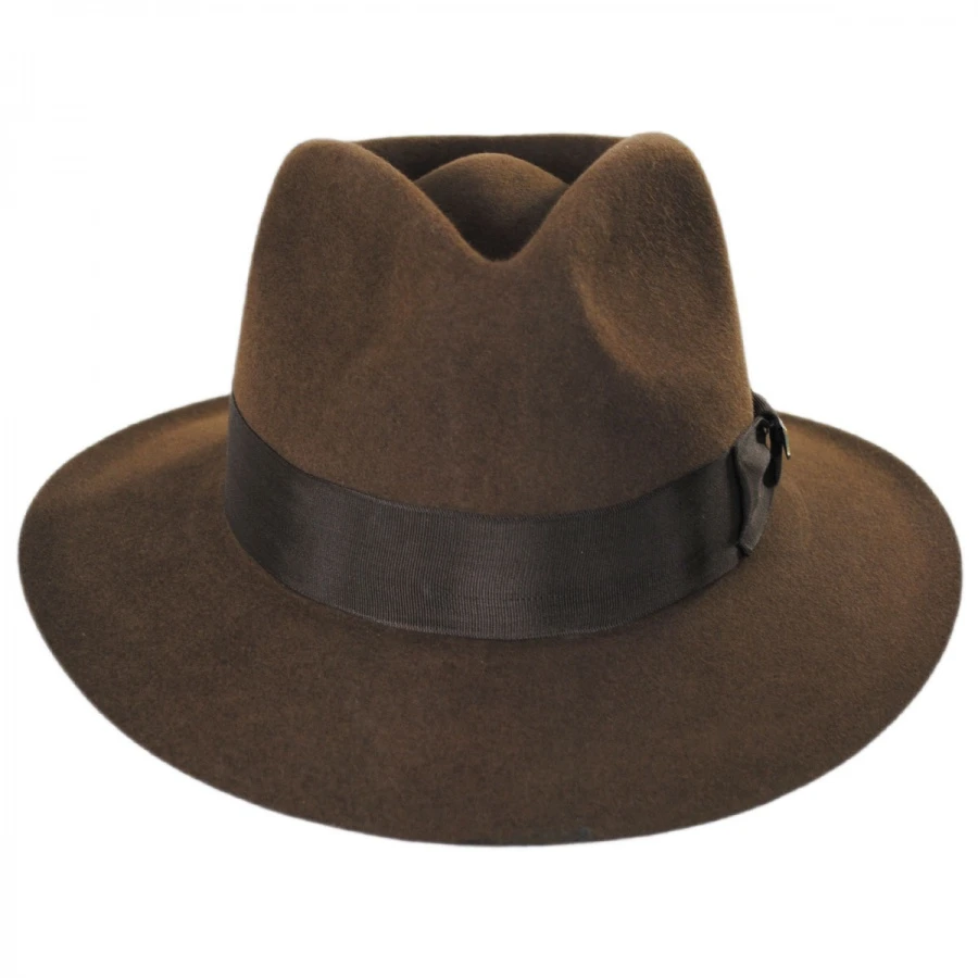 Indiana Jones Officially Licensed Fur Felt Fedora Hat 3 Indiana Jones Officially Licensed Fur Felt Fedora Hat