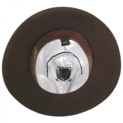 Indiana Jones Officially Licensed Fur Felt Fedora Hat 7 Indiana Jones Officially Licensed Fur Felt Fedora Hat -Brixton Hats shop 293792