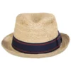 Jaxon Hats Golden Hill Raffia Straw Fedora Hat 1 Jaxon Hats Golden Hill Raffia Straw Fedora Hat -Brixton Hats shop 301973