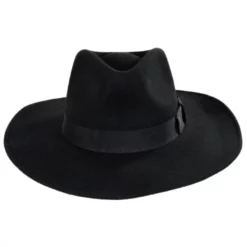 Jaxon Hats Colorado Ultra Wide Brim Wool Felt Fedora Hat