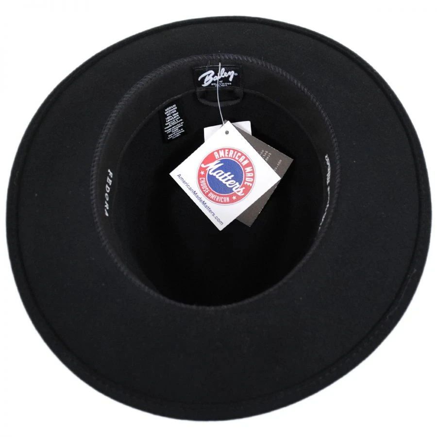 Bailey Packable Wool LiteFelt Fedora Hat 5 Bailey Packable Wool LiteFelt Fedora Hat - Image 3