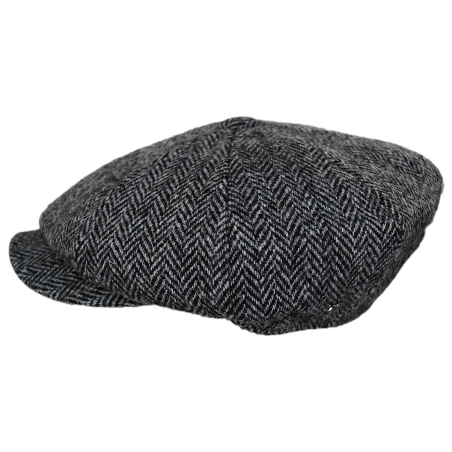 Jaxon & James Harris Tweed Castlebay Wool Newsboy Cap 4 Jaxon & James Harris Tweed Castlebay Wool Newsboy Cap - Image 2