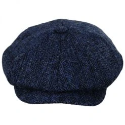 Jaxon & James Harris Tweed Skye Wool Newsboy Cap