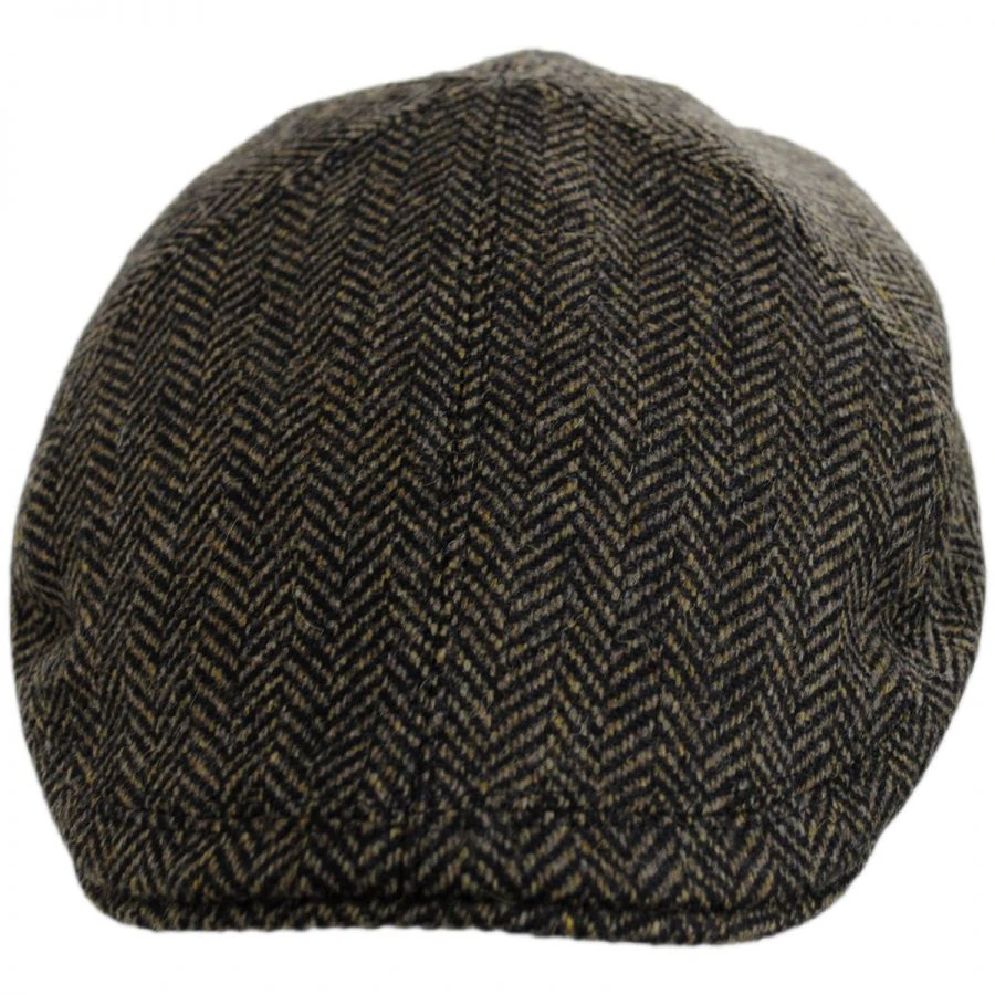 Wigens Caps Classic Shetland Wool Herringbone Duckbill Ivy Cap 3 Wigens Caps Classic Shetland Wool Herringbone Duckbill Ivy Cap