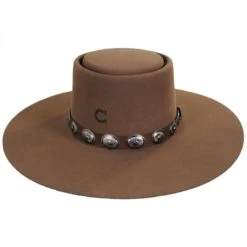CHARLIE 1 HORSE High Desert Wool Felt Gambler Hat