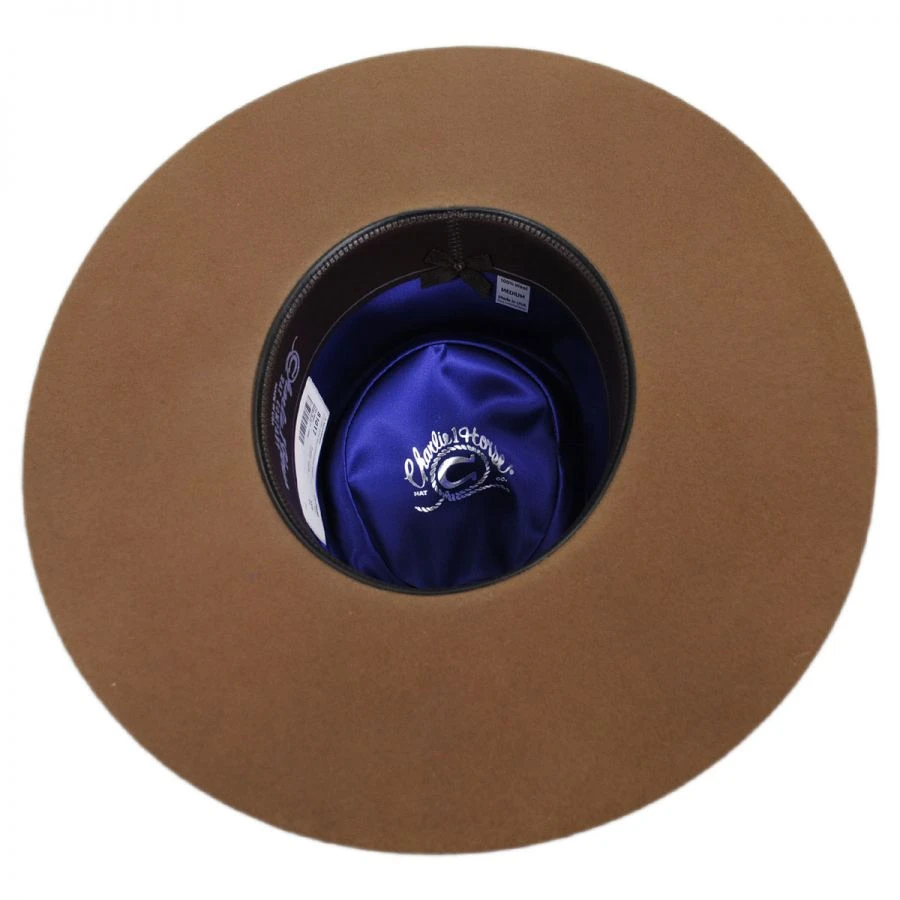 CHARLIE 1 HORSE High Desert Wool Felt Gambler Hat 5 CHARLIE 1 HORSE High Desert Wool Felt Gambler Hat - Image 3