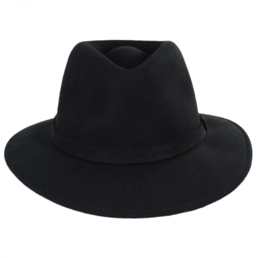 Stefeno Slope Earflap Wool Felt Fedora Hat 3 Stefeno Slope Earflap Wool Felt Fedora Hat