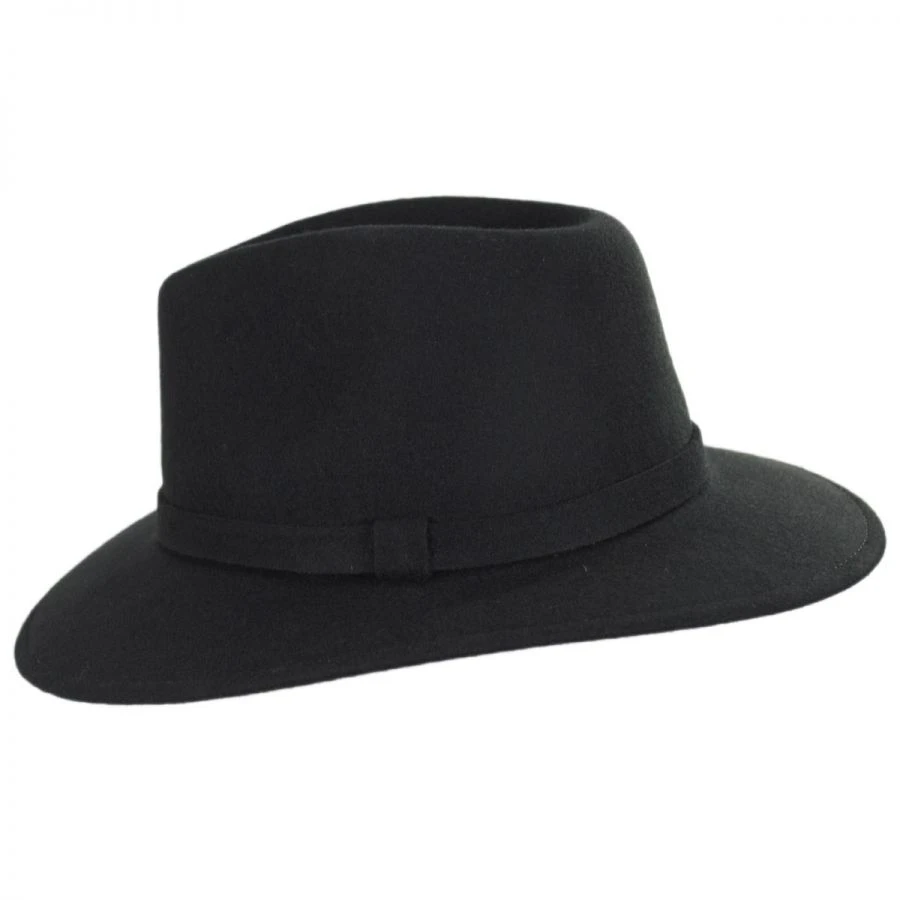 Stefeno Slope Earflap Wool Felt Fedora Hat 4 Stefeno Slope Earflap Wool Felt Fedora Hat - Image 2