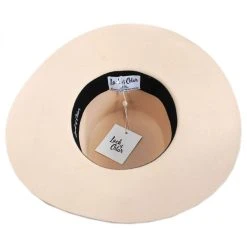 Lack Of Color Sierra Wool Felt Boater Hat -Brixton Hats shop 320478