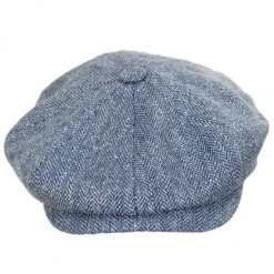 Stetson Herringbone Silk Newsboy Cap