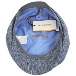 Stetson Herringbone Silk Newsboy Cap -Brixton Hats shop 321251