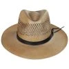 Stetson Peak View Shantung Straw Safari Fedora Hat 2 Stetson Peak View Shantung Straw Safari Fedora Hat -Brixton Hats shop 322829