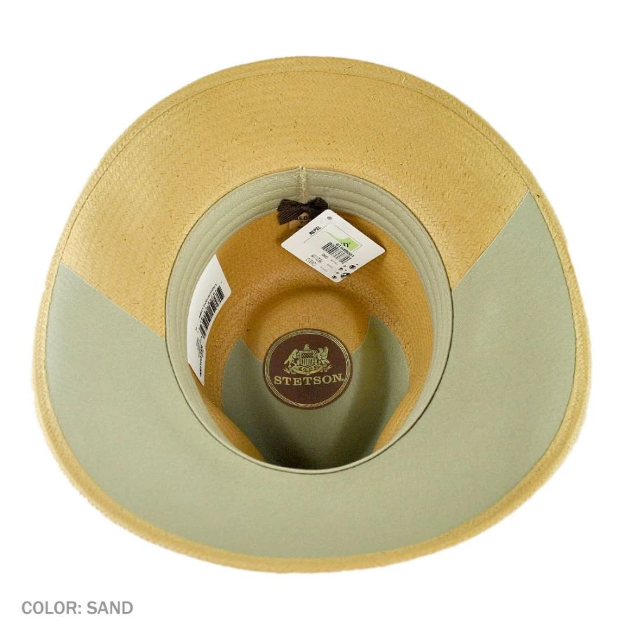 Stetson Limestone Toyo Straw Outback Hat 5 Stetson Limestone Toyo Straw Outback Hat - Image 3