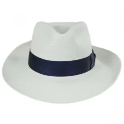 BIGALLI Santorini Panama Straw Fedora Hat