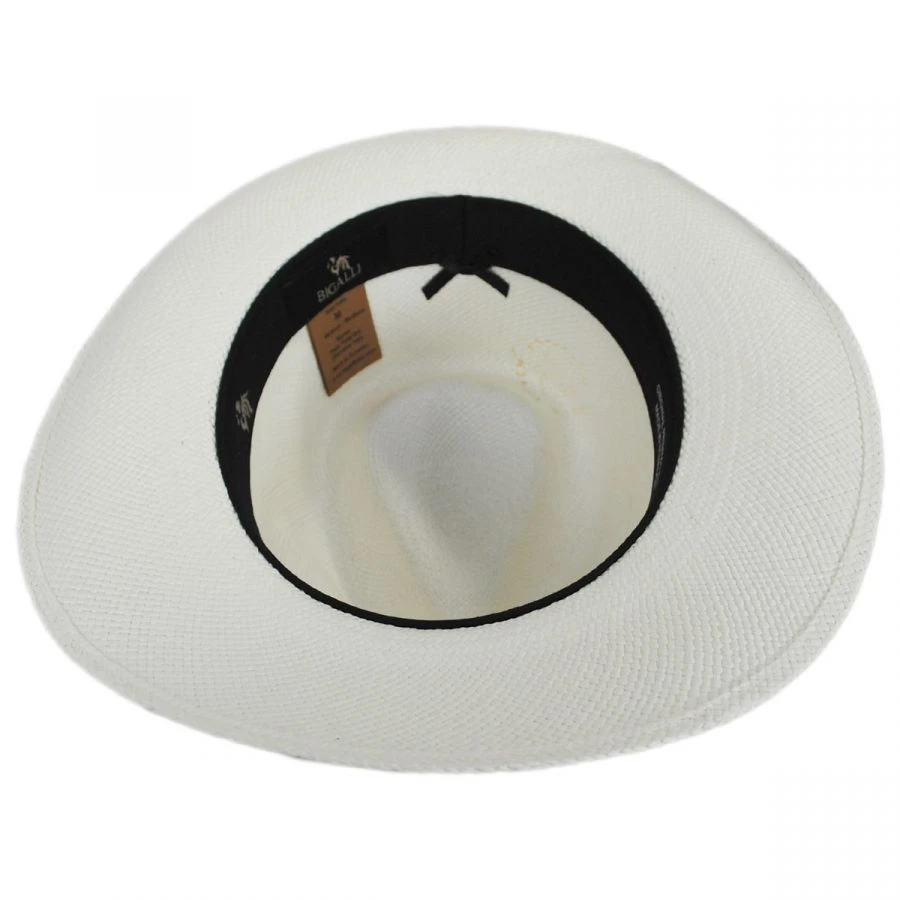 BIGALLI Santorini Panama Straw Fedora Hat 5 BIGALLI Santorini Panama Straw Fedora Hat - Image 3