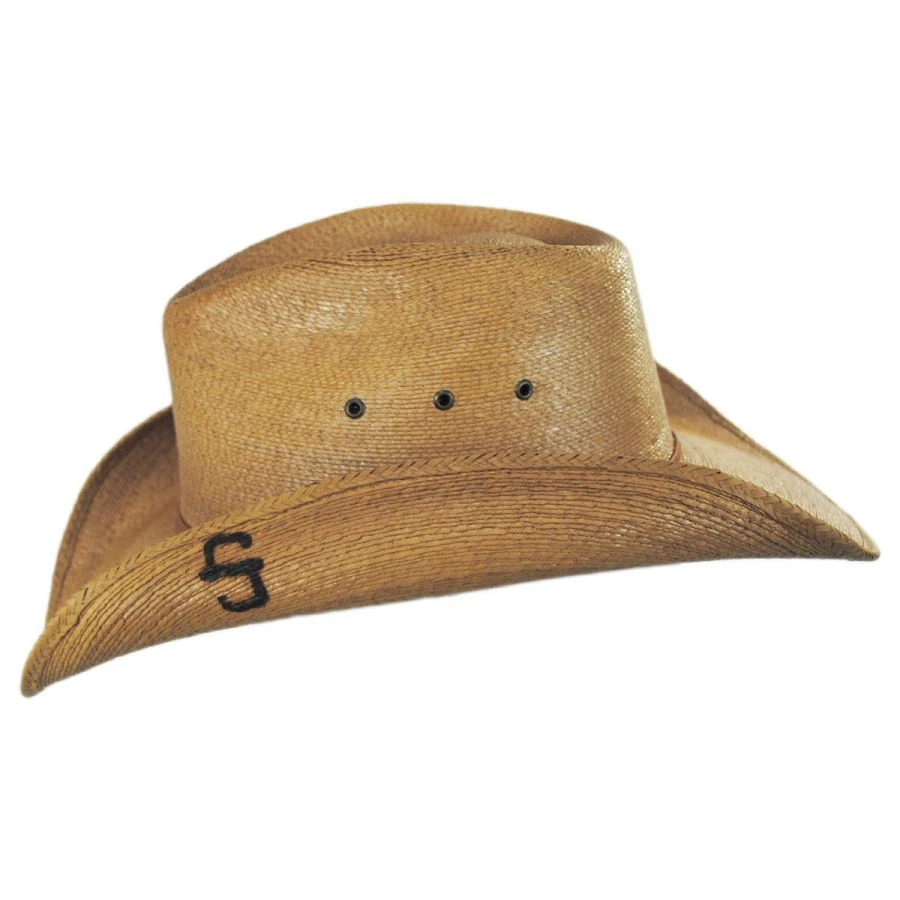 Stetson Contoy Palm Straw Western Hat 4 Stetson Contoy Palm Straw Western Hat - Image 2