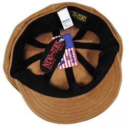 New York Hat Company Vintage Spitfire Leather Newsboy Cap 7 New York Hat Company Vintage Spitfire Leather Newsboy Cap -Brixton Hats shop 329966