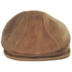 New York Hat Company Vintage 1900 Leather Ivy Cap