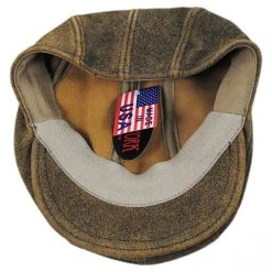 New York Hat Company Antique 1900 Leather Ivy Cap 7 New York Hat Company Antique 1900 Leather Ivy Cap -Brixton Hats shop 330020