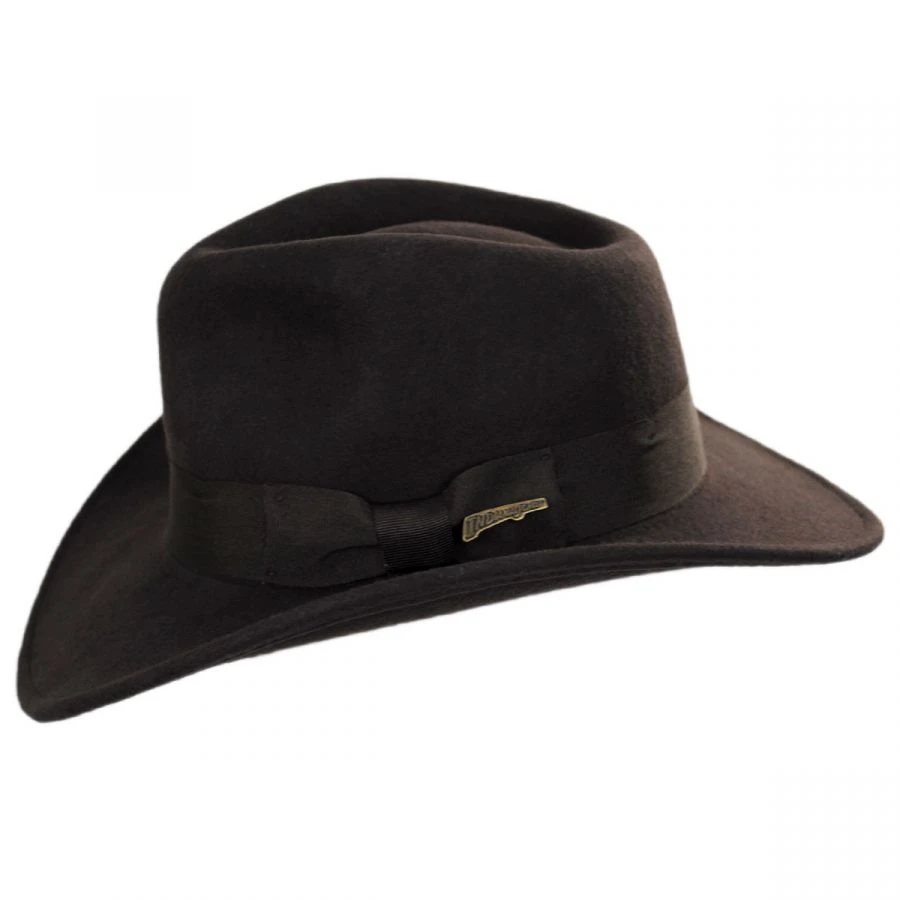 Indiana Jones Officially Licensed Crushable Wool Outback Hat 4 Indiana Jones Officially Licensed Crushable Wool Outback Hat - Image 2