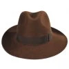 Stefeno Buck Fur Felt Wide Brim Fedora Hat 2 Stefeno Buck Fur Felt Wide Brim Fedora Hat -Brixton Hats shop 343035