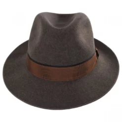 Stefeno Desmond Crushable Wool Felt Fedora Hat