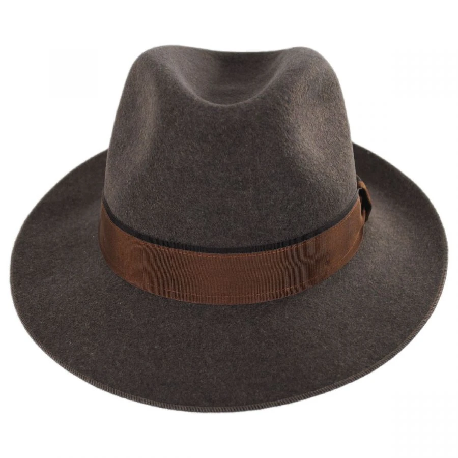 Stefeno Desmond Crushable Wool Felt Fedora Hat 3 Stefeno Desmond Crushable Wool Felt Fedora Hat