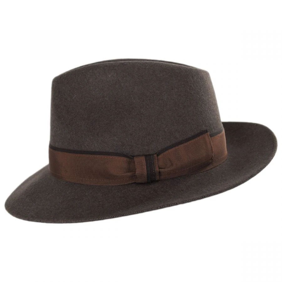 Stefeno Desmond Crushable Wool Felt Fedora Hat 4 Stefeno Desmond Crushable Wool Felt Fedora Hat - Image 2