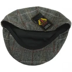 Jaxon Hats Regent Herringbone Plaid Wool Blend Ivy Cap -Brixton Hats shop 343955