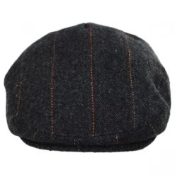 Jaxon Hats Negroni Herringbone Plaid Wool Blend Ivy Cap