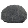 Jaxon Hats Vesper Herringbone Plaid Wool Blend Ivy Cap -Brixton Hats shop 344219